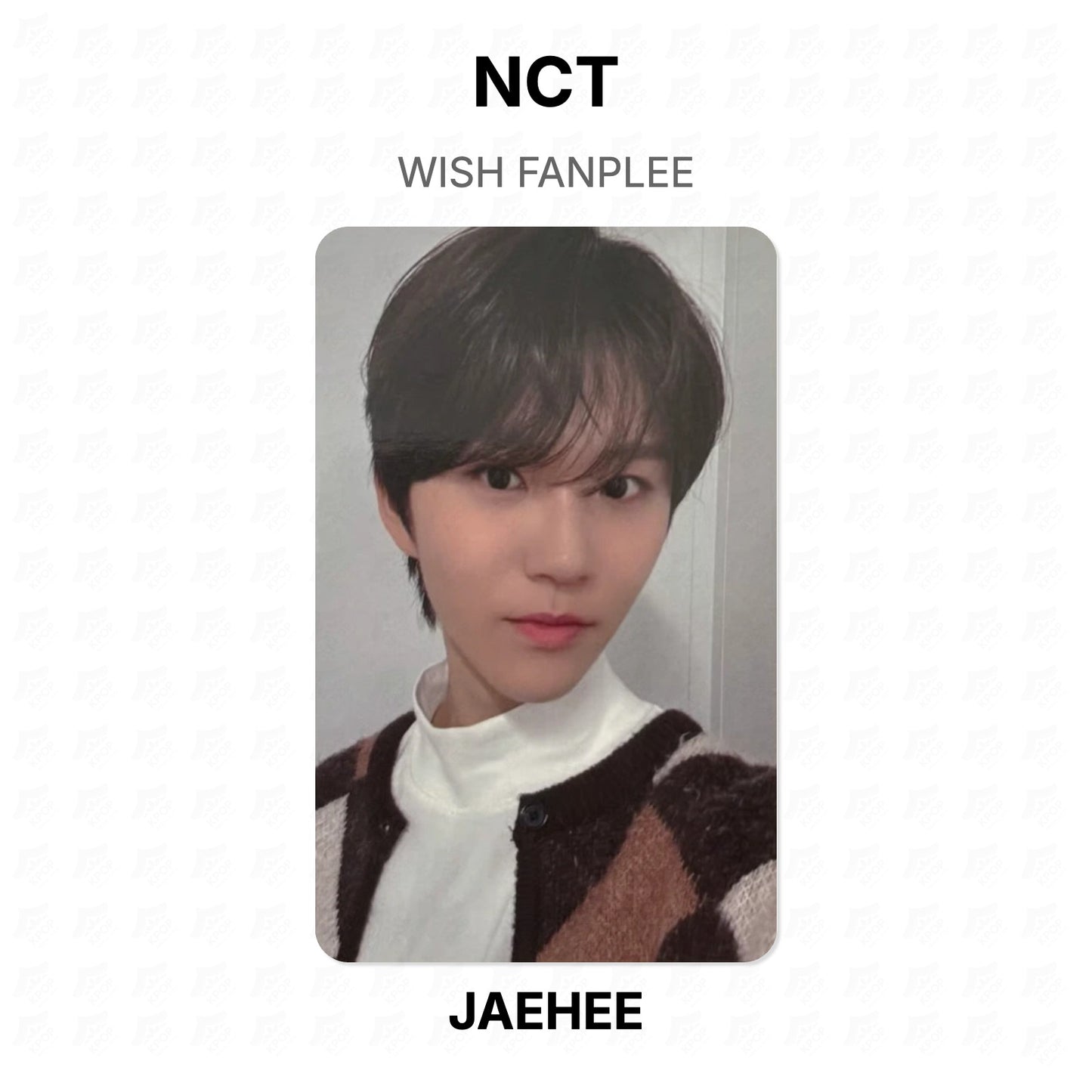 NCT WISH FANPLEE Official Photocard