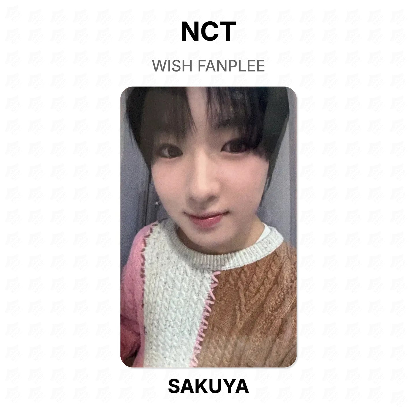 NCT WISH FANPLEE Official Photocard