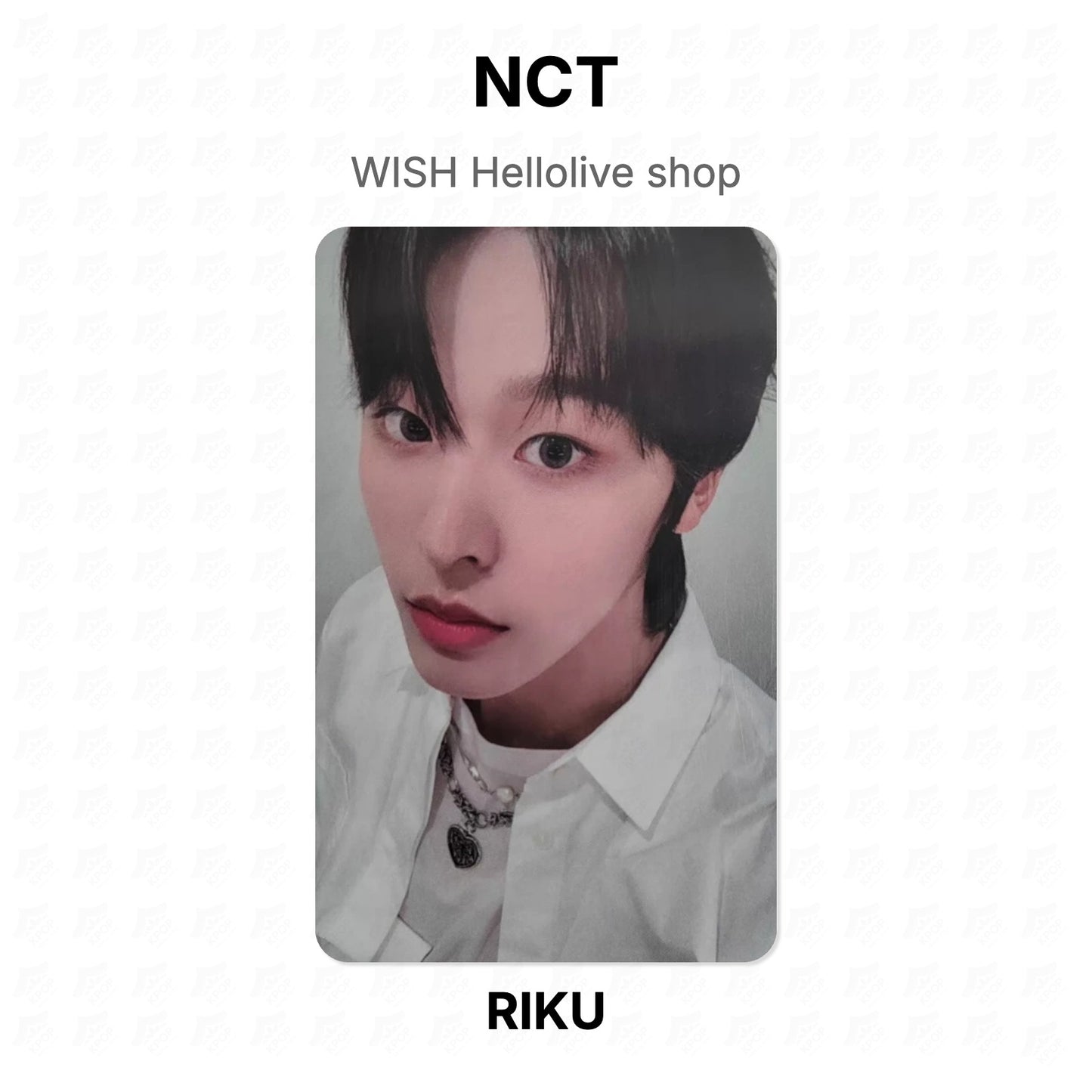 NCT WISH Hellolive shop Official Photocard