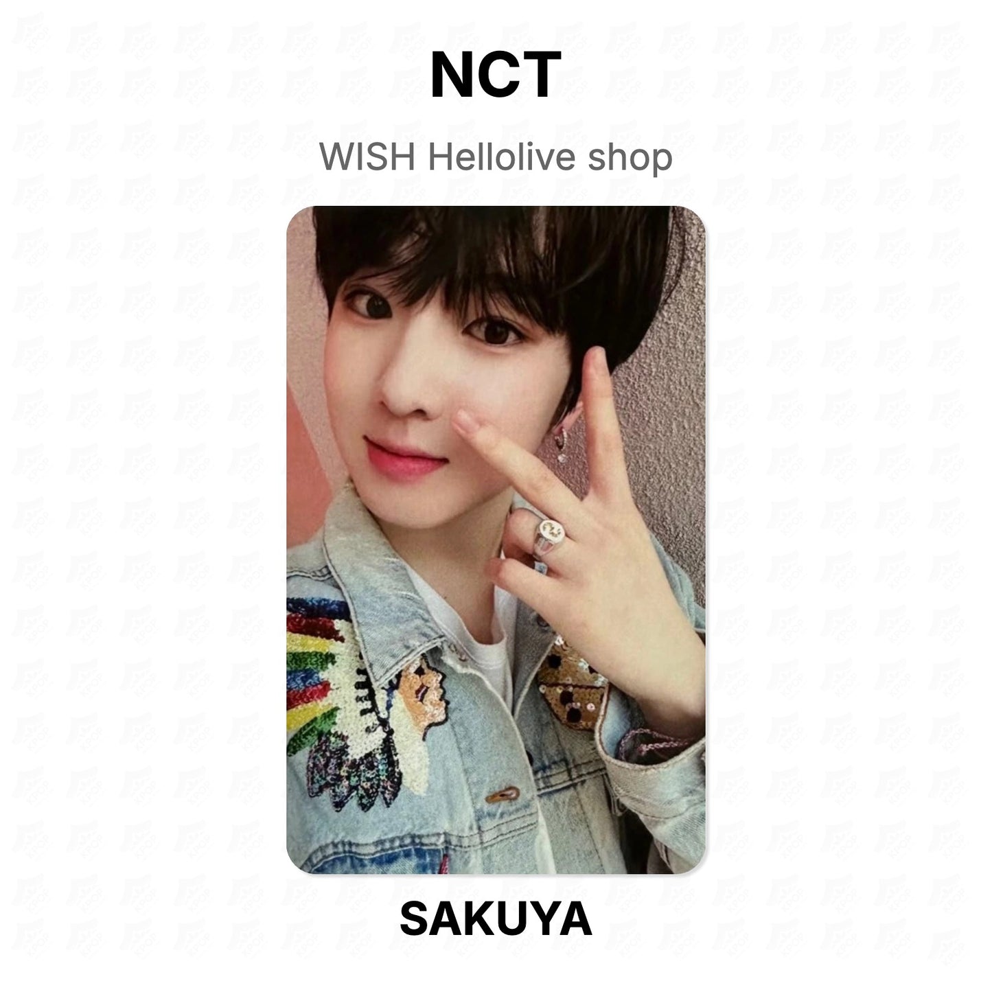 NCT WISH Hellolive shop Official Photocard