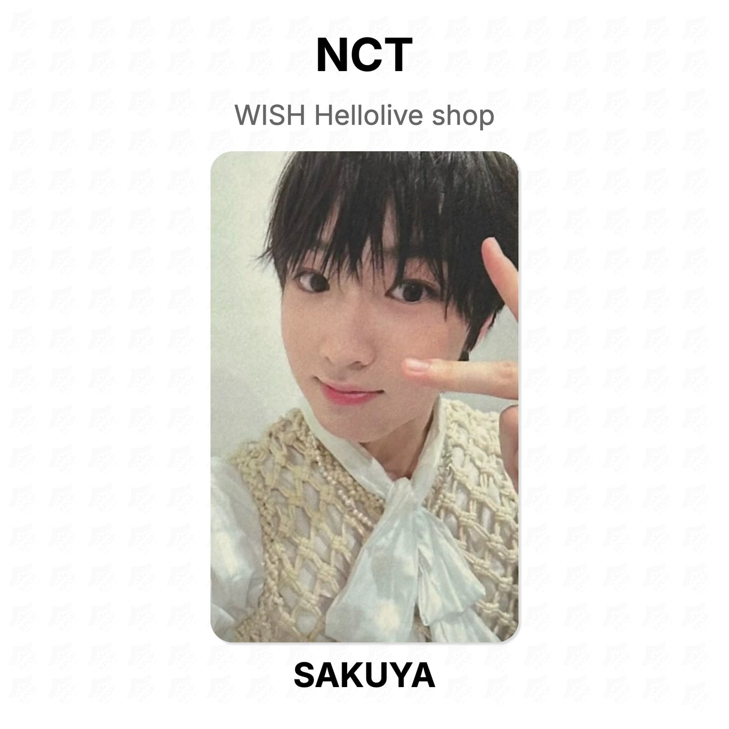 NCT WISH Hellolive shop Official Photocard