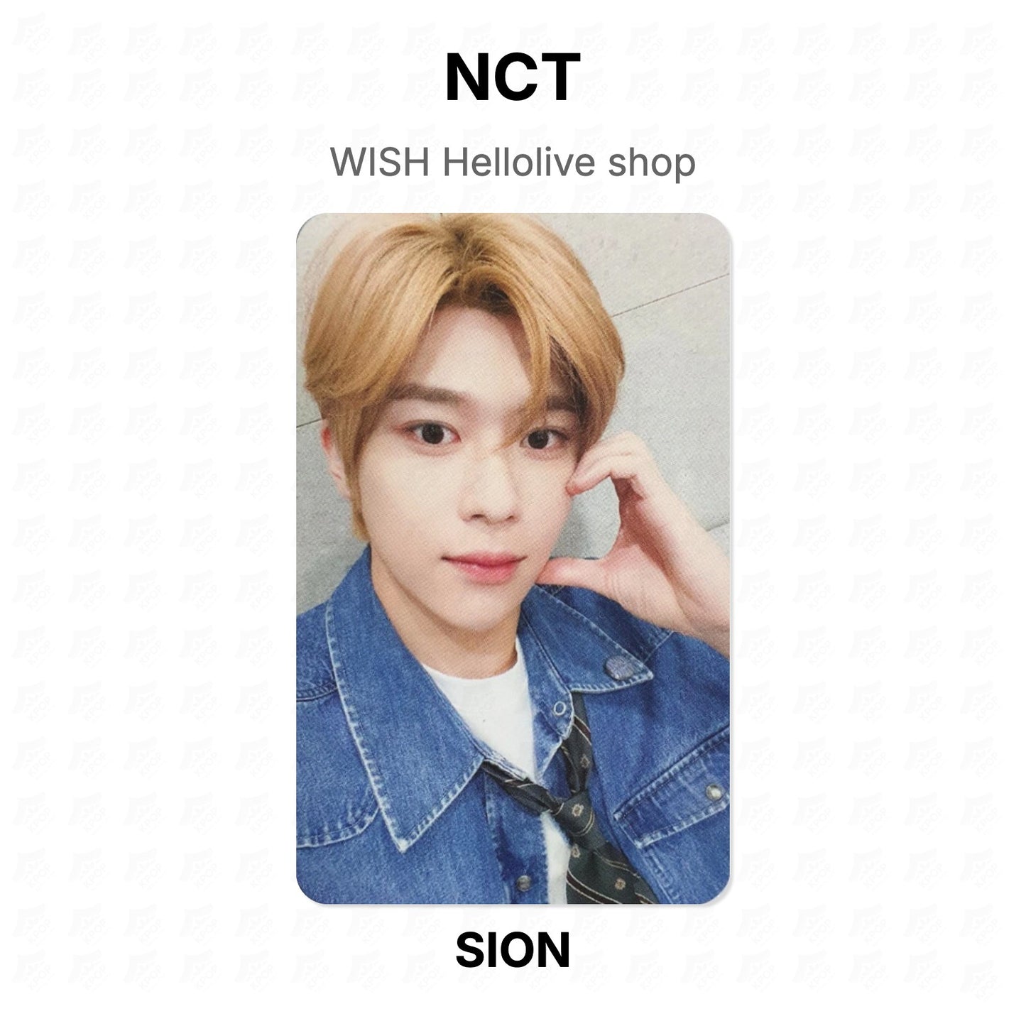 NCT WISH Hellolive shop Official Photocard