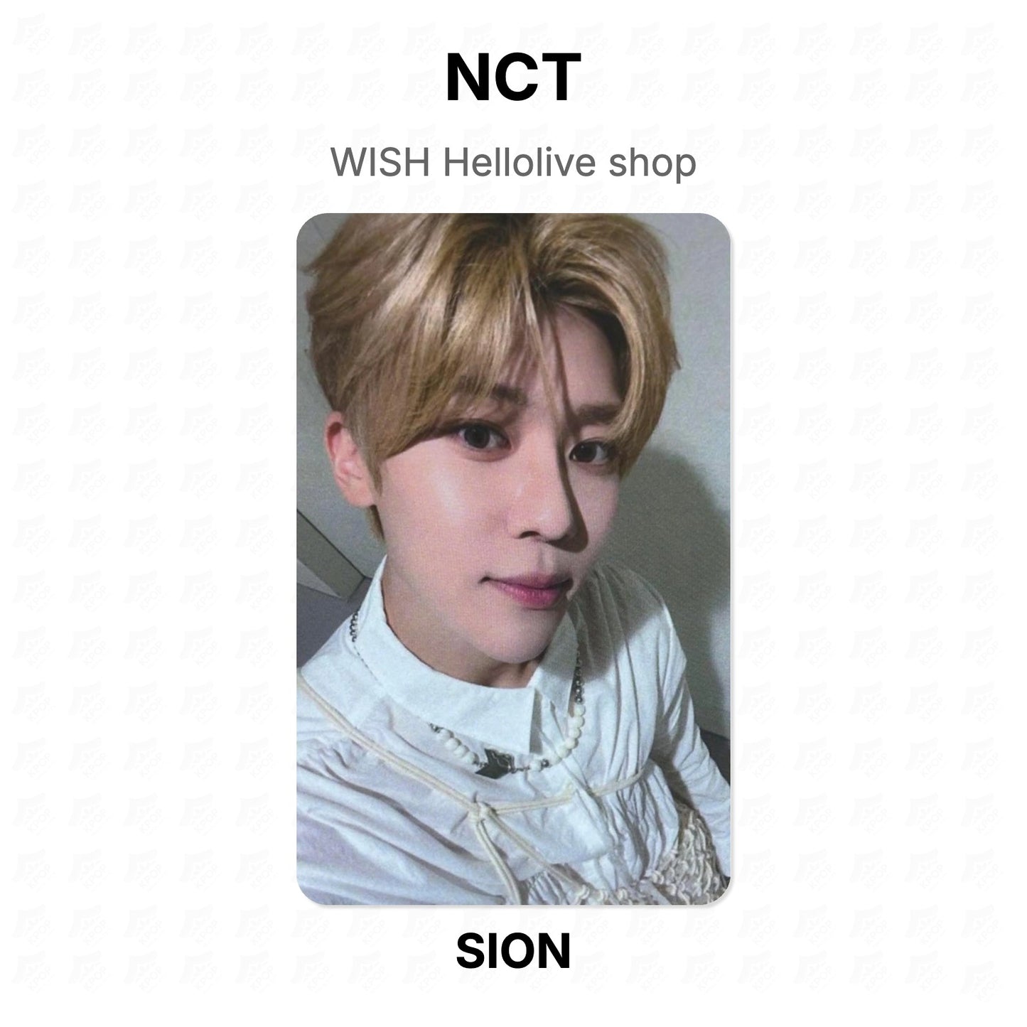 NCT WISH Hellolive shop Official Photocard
