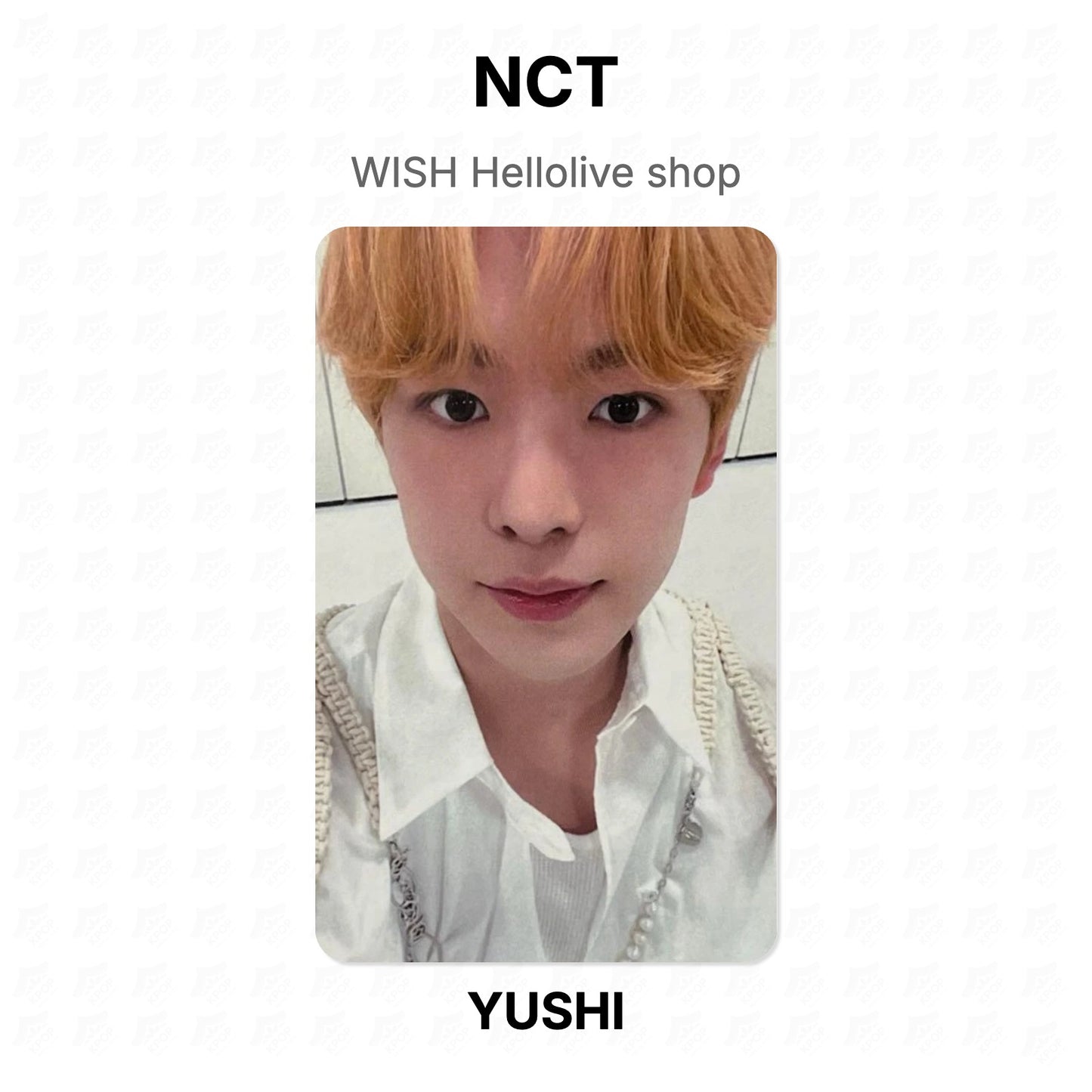 NCT WISH Hellolive shop Official Photocard