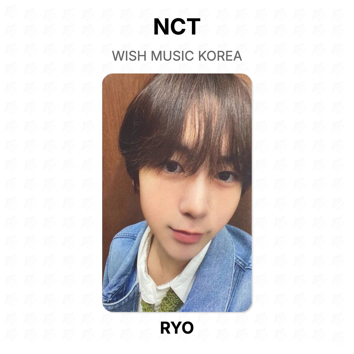 NCT WISH MUSIC KOREA Official Photocard