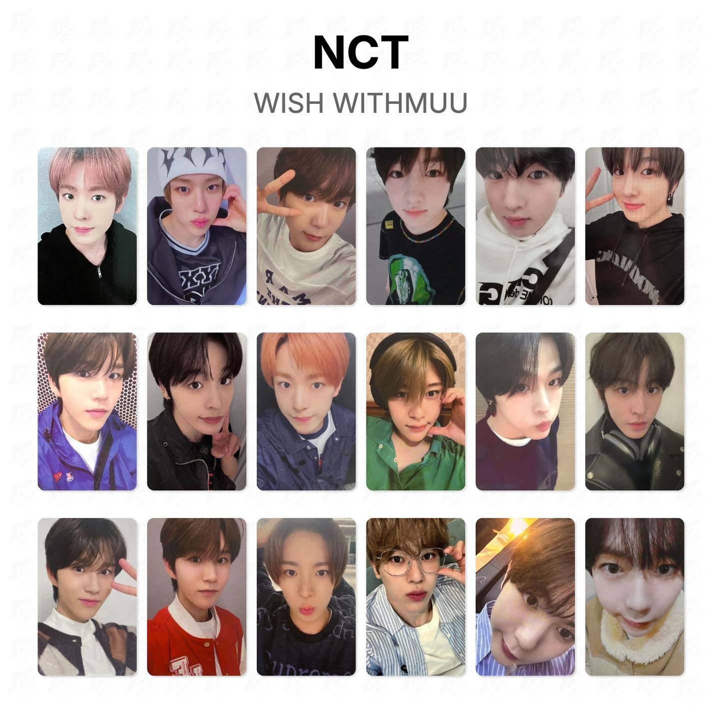 NCT WISH WITHMUU Official Photocard