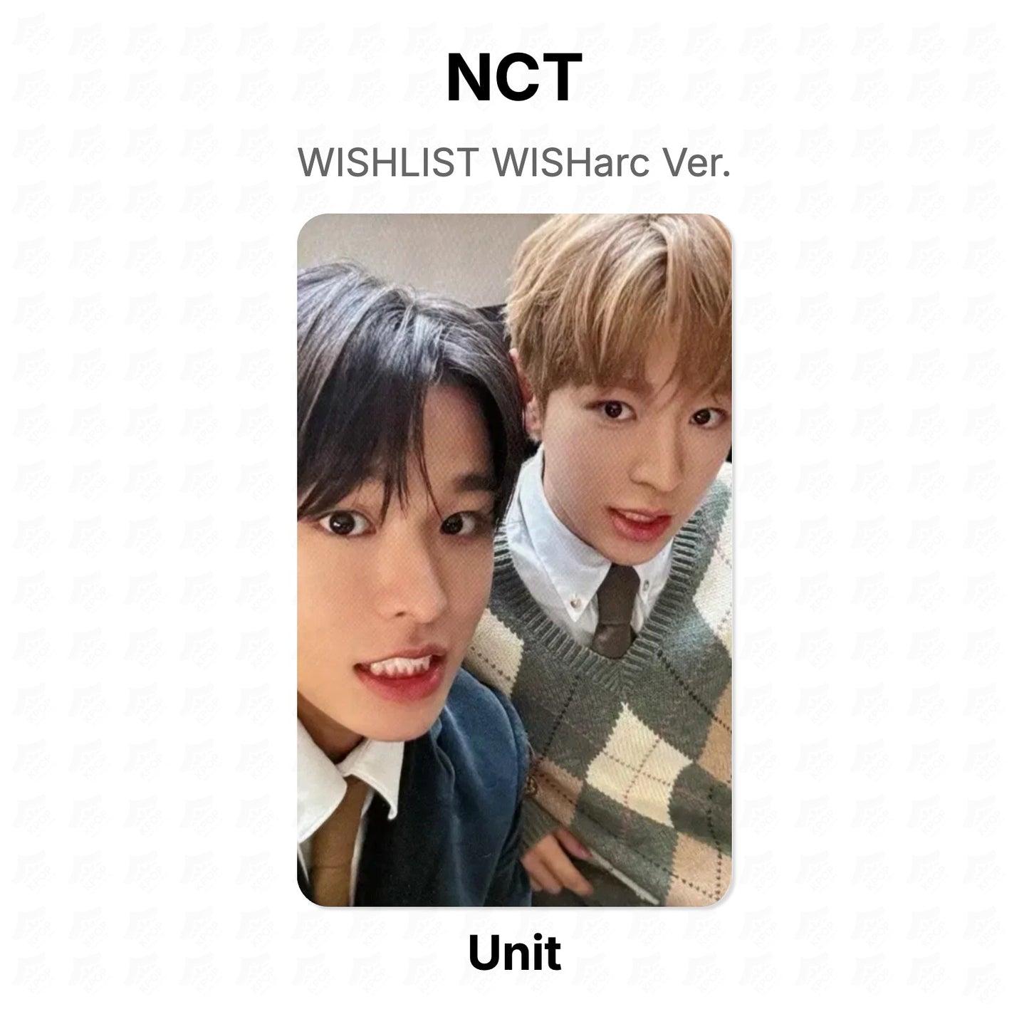 NCT WISHLIST WISHarc Ver. Official Photocard