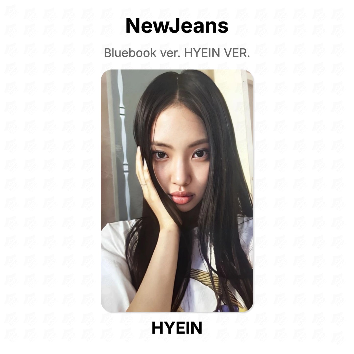 NewJeans Bluebook ver. HYEIN VER. Official Photocard