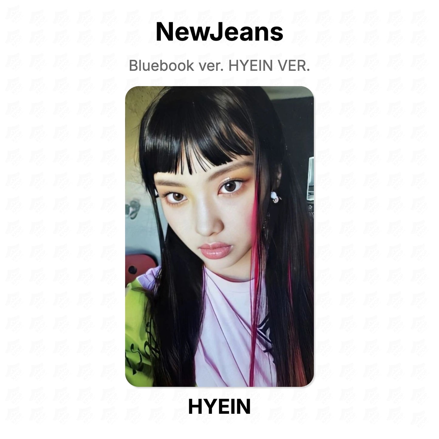 NewJeans Bluebook ver. HYEIN VER. Official Photocard