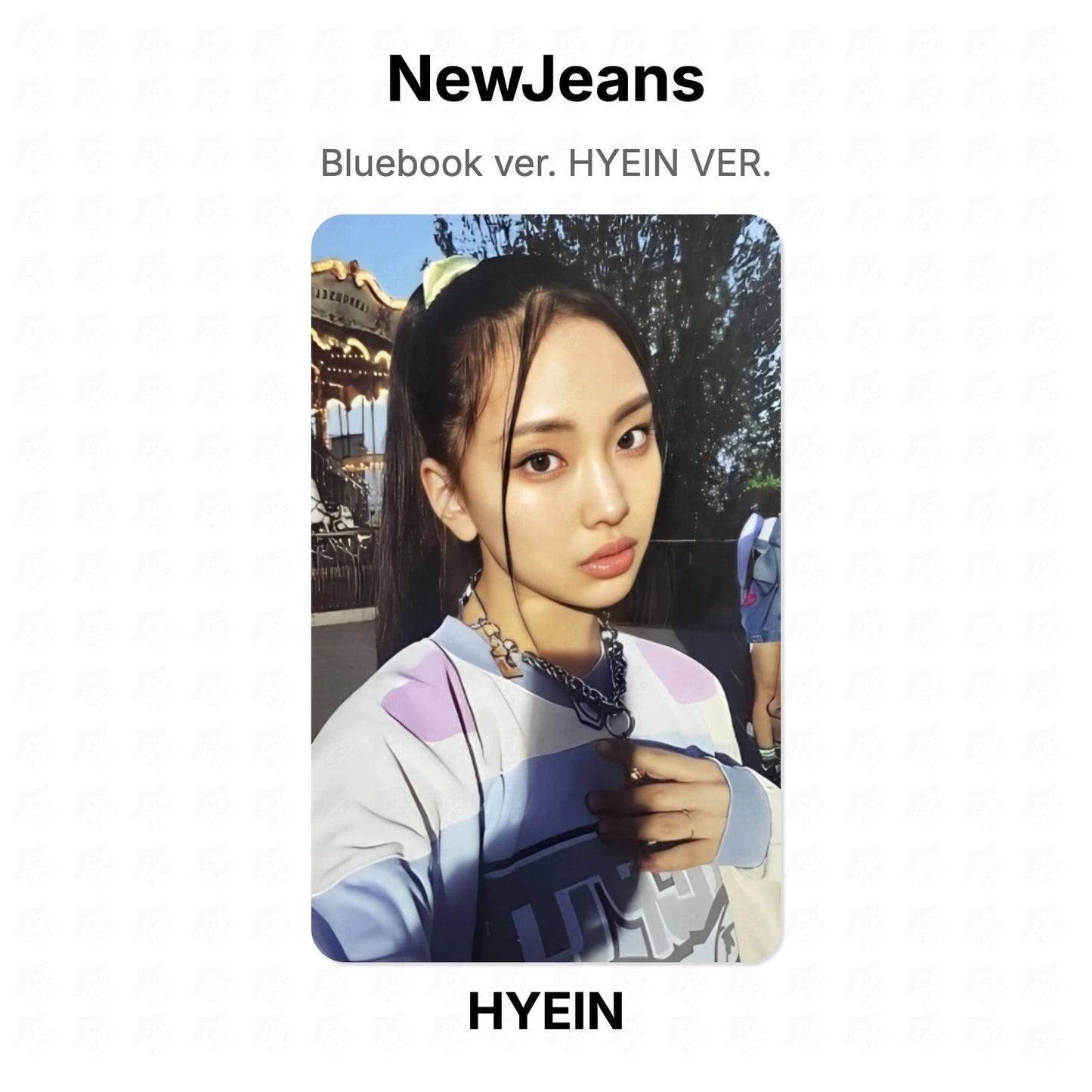 NewJeans Bluebook ver. HYEIN VER. Official Photocard