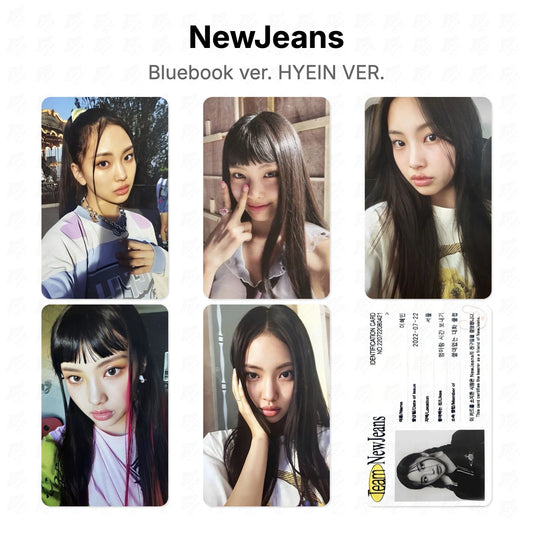NewJeans Bluebook ver. HYEIN VER. Official Photocard