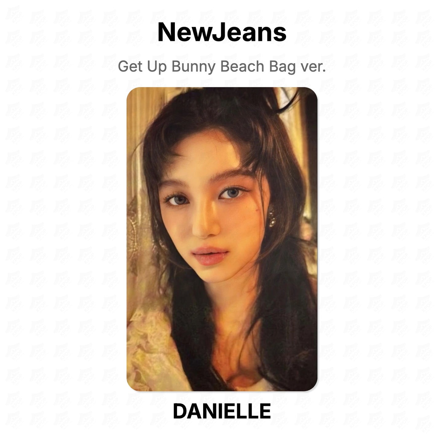 NewJeans Get Up Bunny Beach Bag ver. Official Photocard