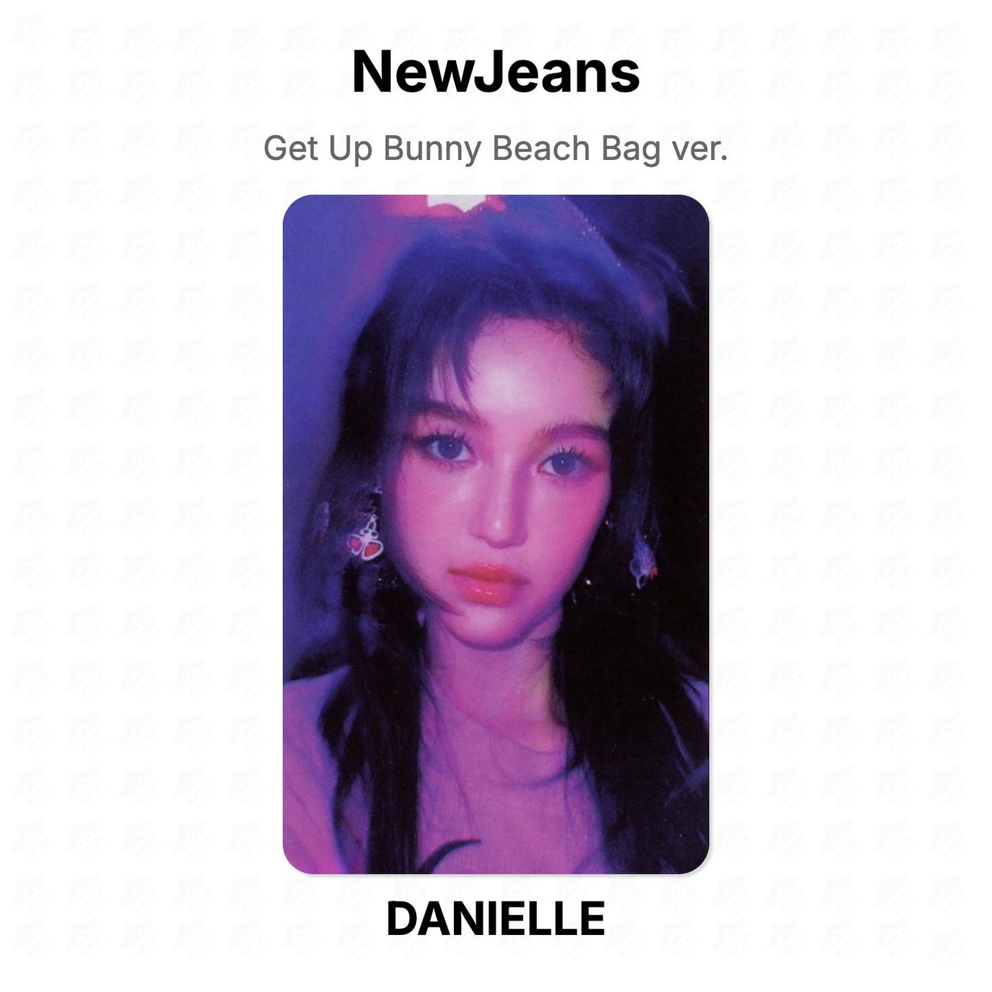 NewJeans Get Up Bunny Beach Bag ver. Official Photocard