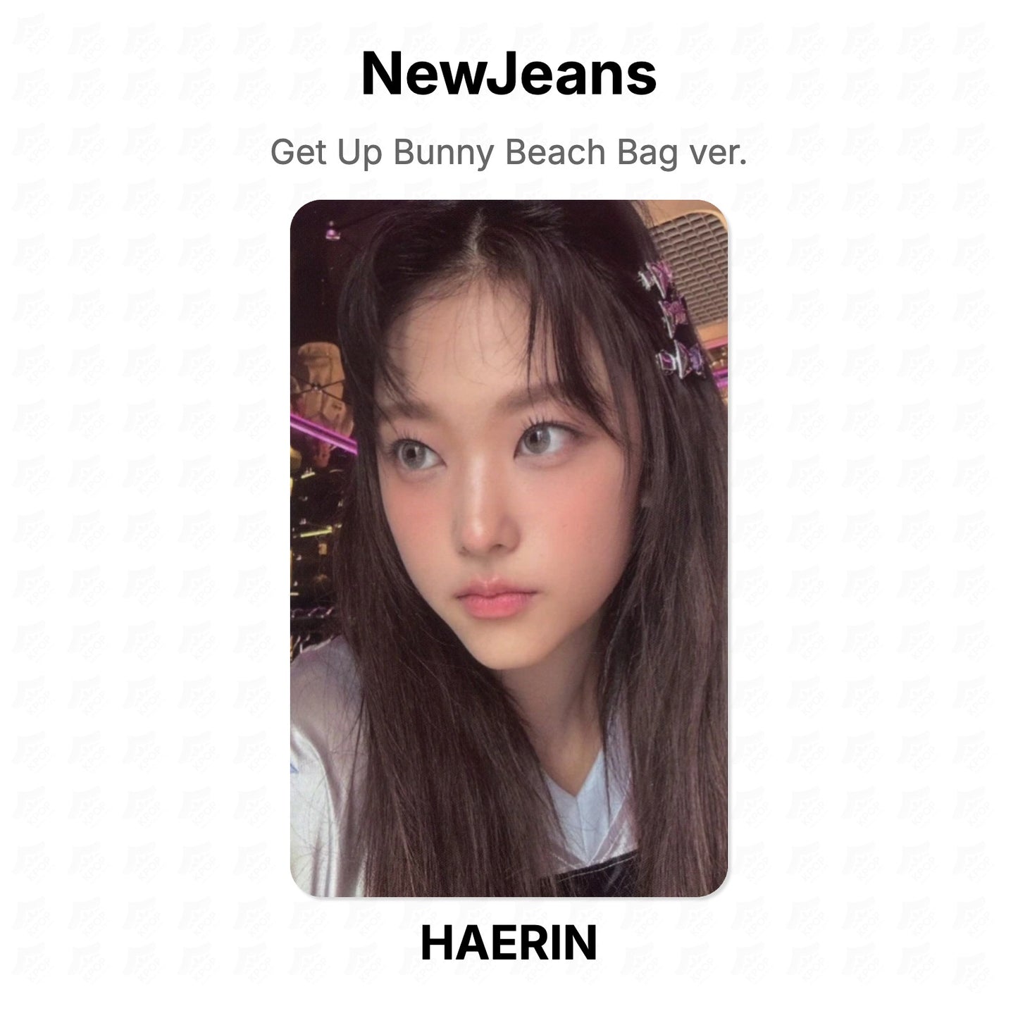 NewJeans Get Up Bunny Beach Bag ver. Official Photocard