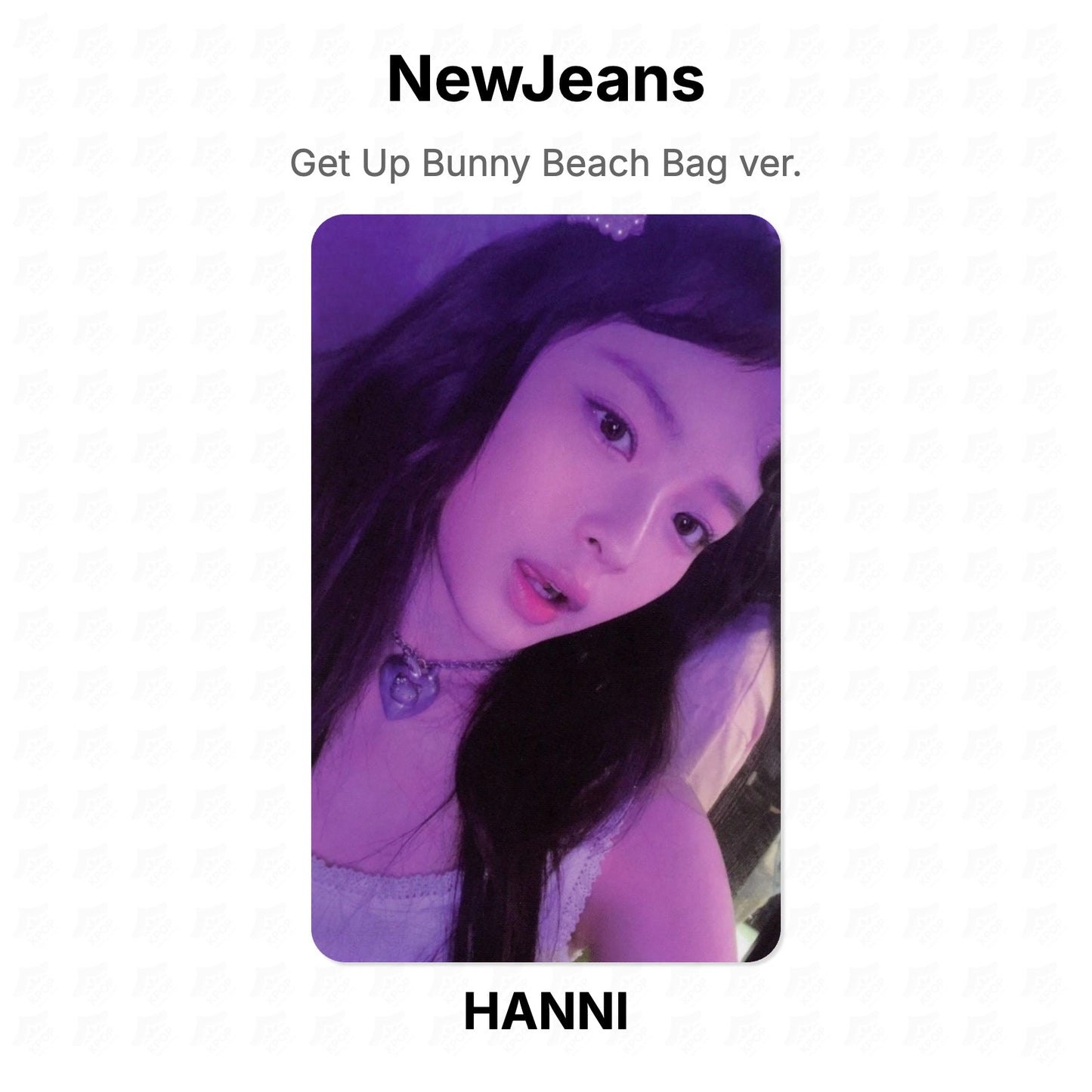 NewJeans Get Up Bunny Beach Bag ver. Official Photocard