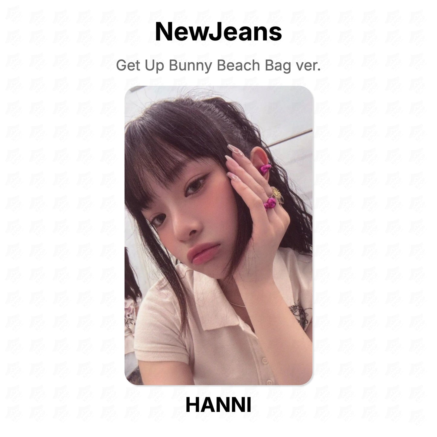 NewJeans Get Up Bunny Beach Bag ver. Official Photocard