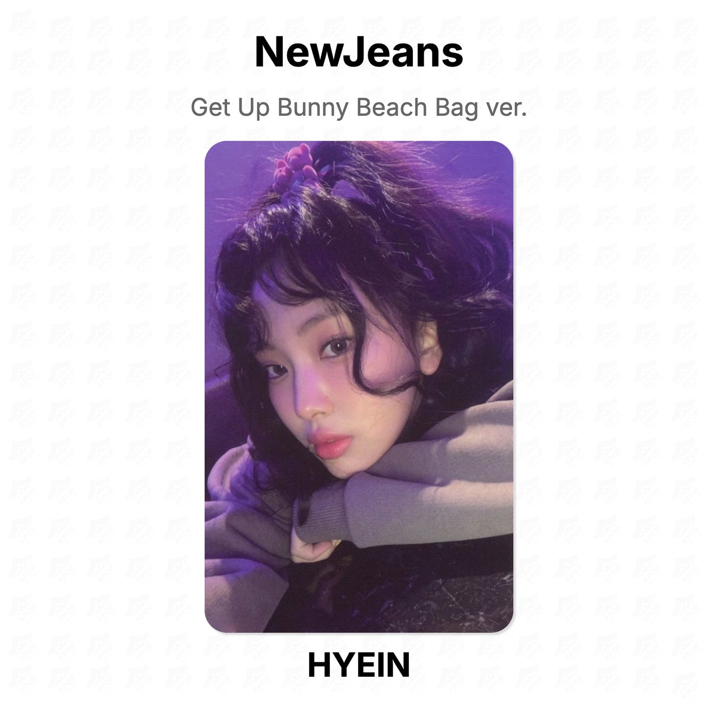 NewJeans Get Up Bunny Beach Bag ver. Official Photocard