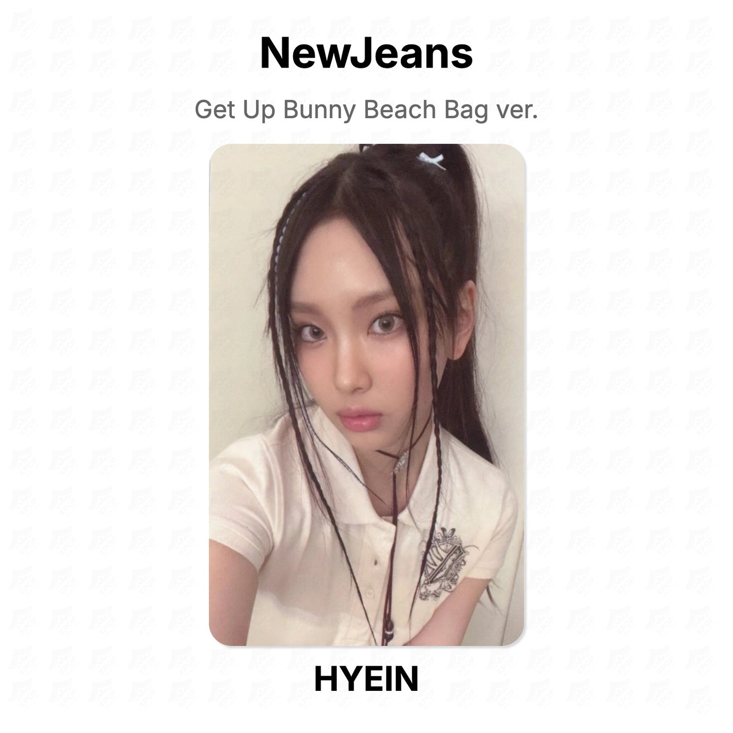 NewJeans Get Up Bunny Beach Bag ver. Official Photocard
