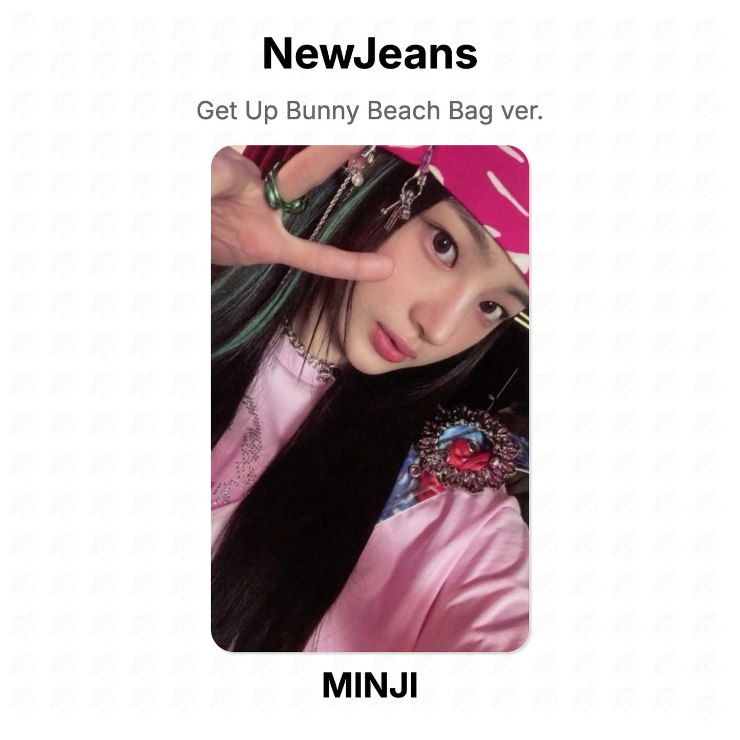 NewJeans Get Up Bunny Beach Bag ver. Official Photocard