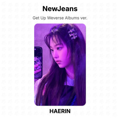 NewJeans Get Up Weverse Albums ver. Official Photocard
