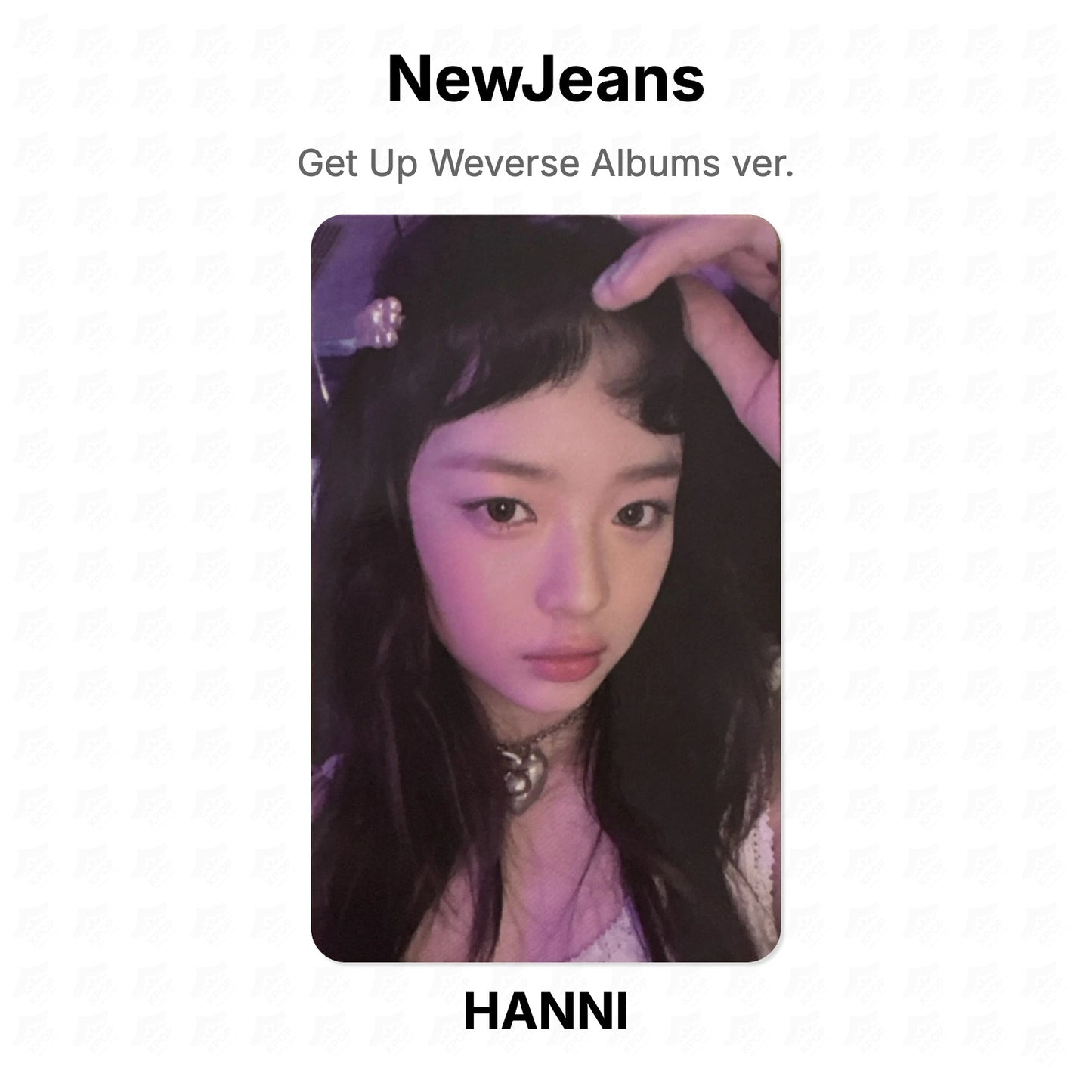 NewJeans Get Up Weverse Albums ver. Official Photocard