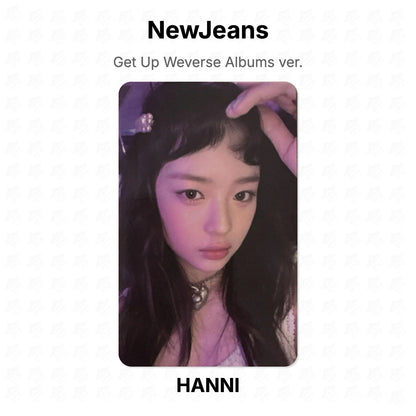 NewJeans Get Up Weverse Albums ver. Official Photocard