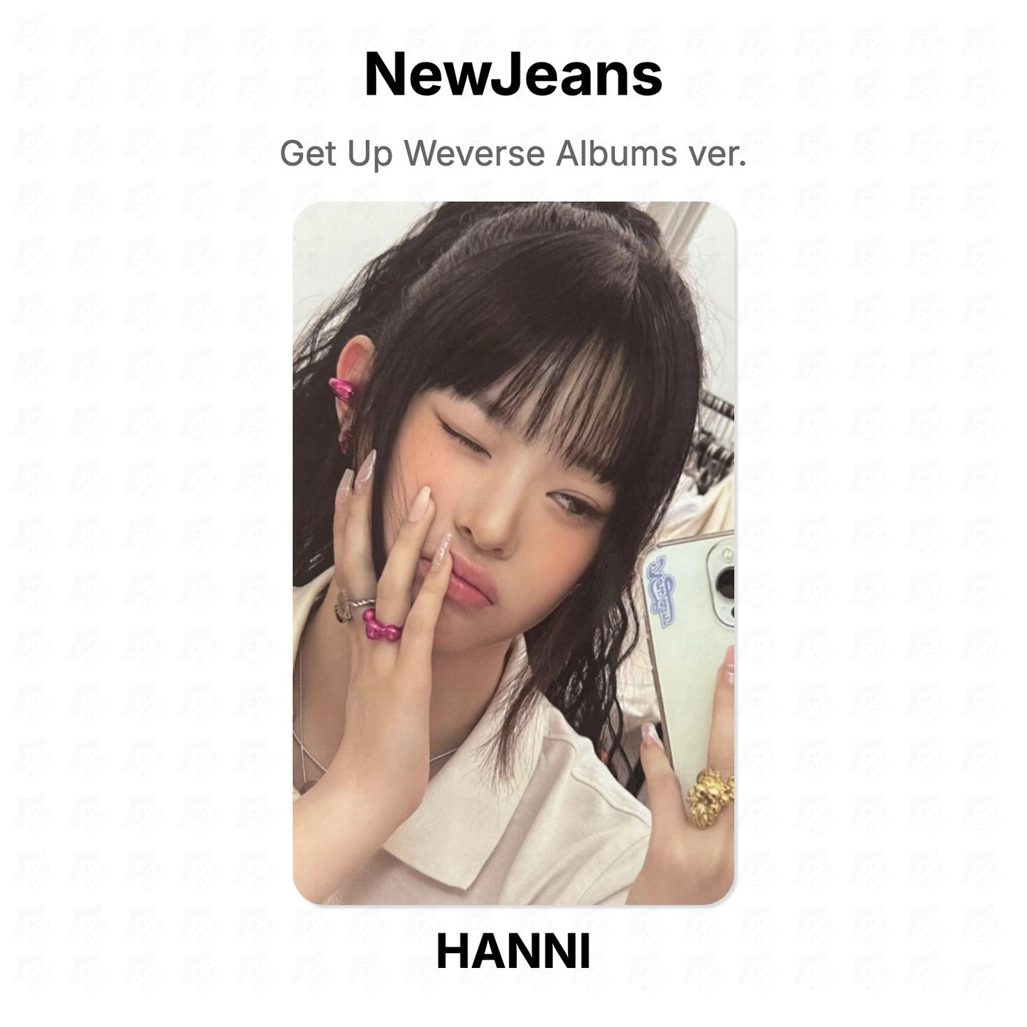 NewJeans Get Up Weverse Albums ver. Official Photocard