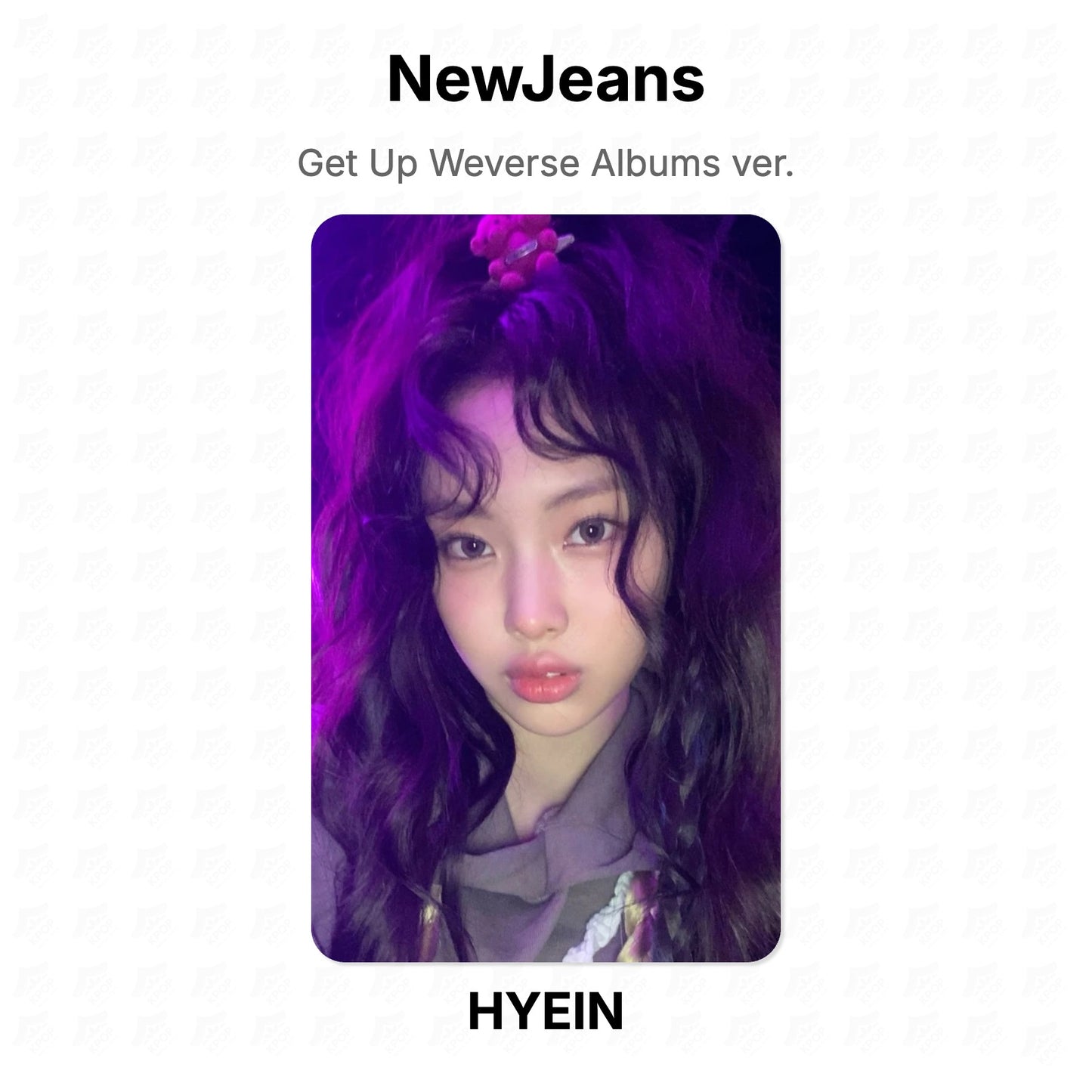 NewJeans Get Up Weverse Albums ver. Official Photocard