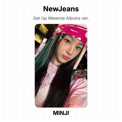 NewJeans Get Up Weverse Albums ver. Official Photocard
