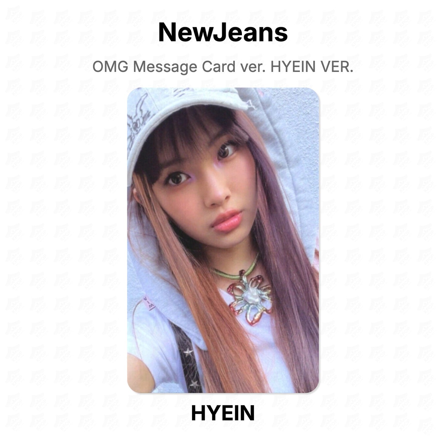 NewJeans OMG Message Card ver. HYEIN VER. Official Photocard