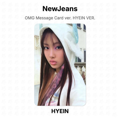 NewJeans OMG Message Card ver. HYEIN VER. Official Photocard