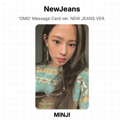 NewJeans ‘OMG’ Message Card ver. NEW JEANS VER. Official Photocard
