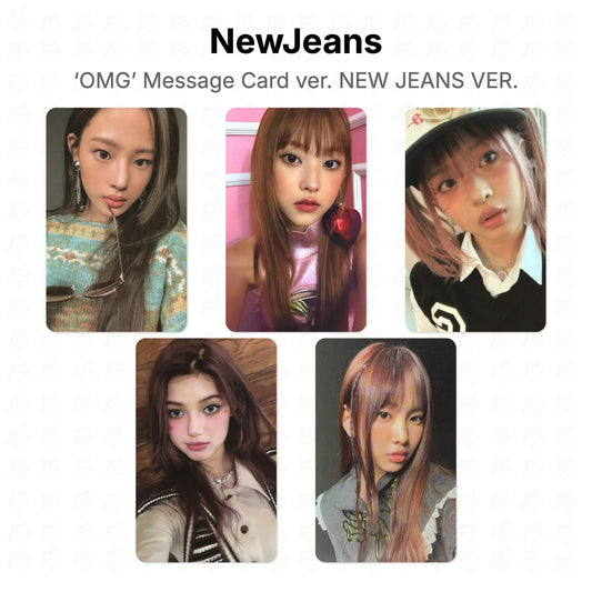 NewJeans ‘OMG’ Message Card ver. NEW JEANS VER. Official Photocard