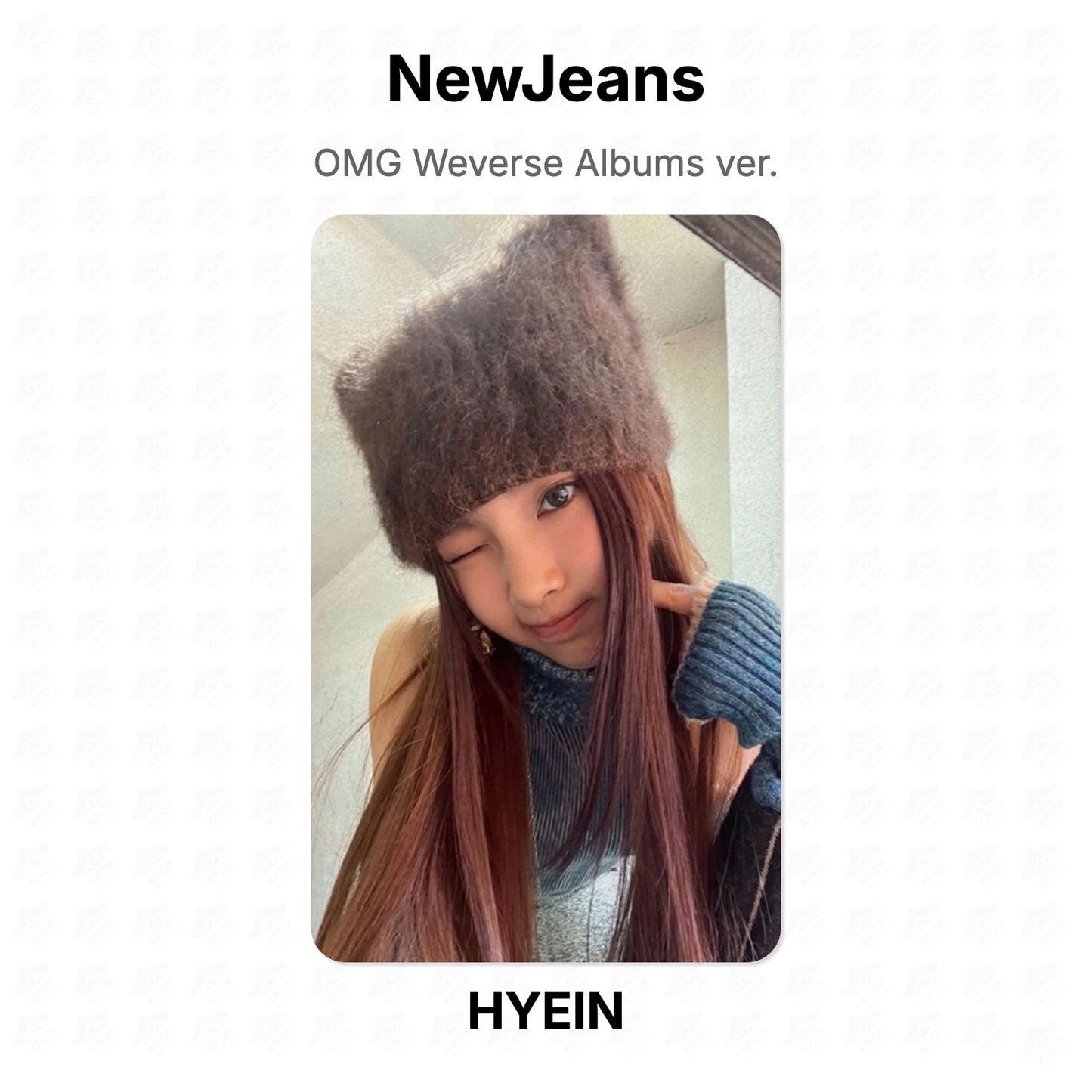 NewJeans OMG Weverse Albums ver. Official Photocard