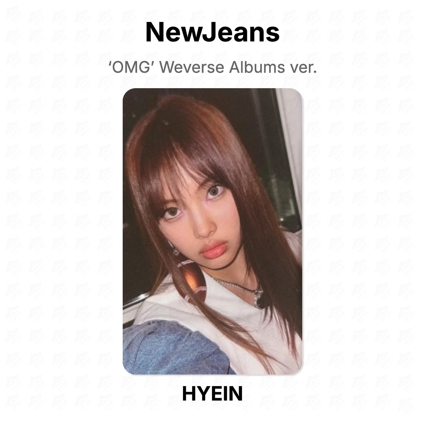NewJeans ‘OMG’ Weverse Albums ver. Official Photocard