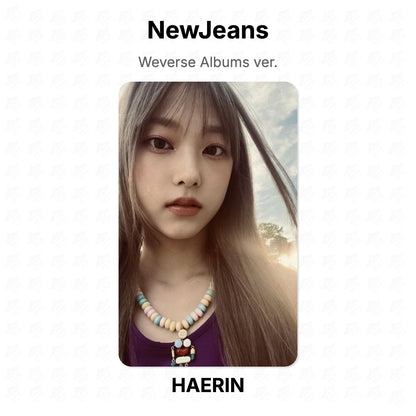 NewJeans Weverse Albums ver. Official Photocard