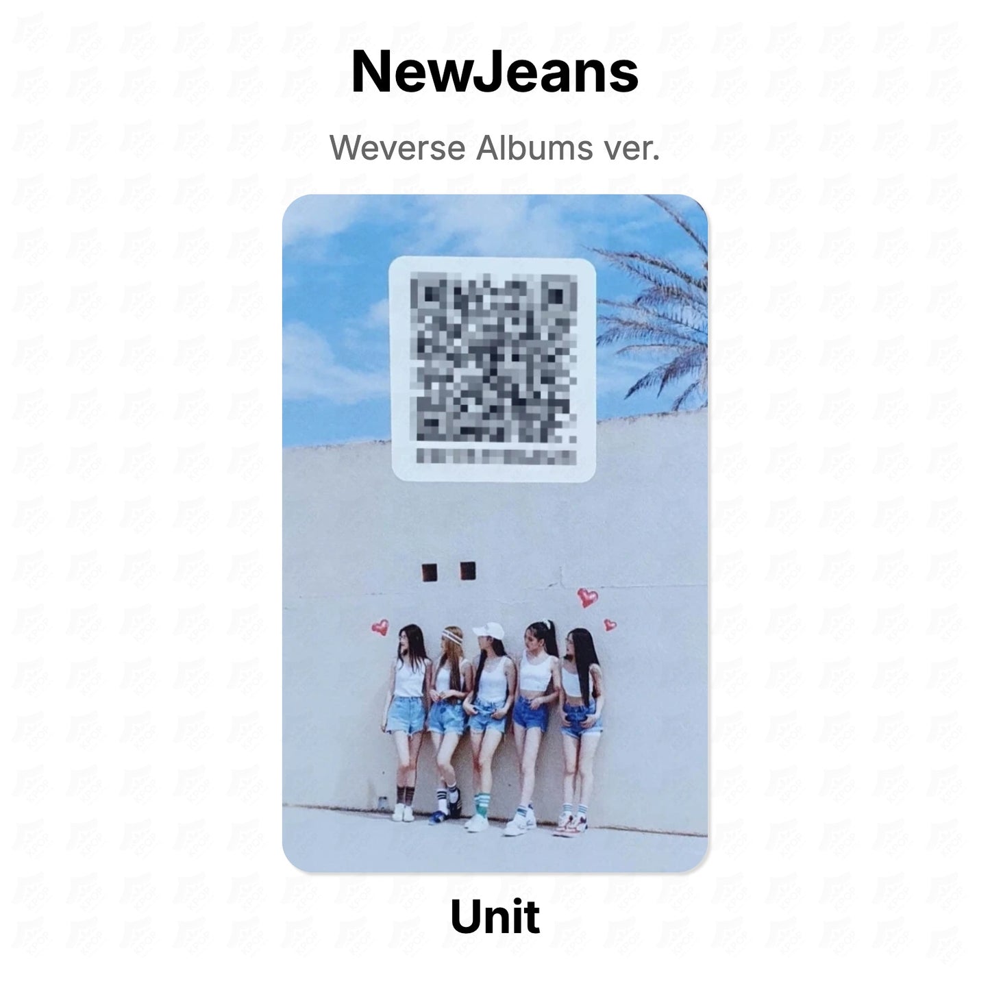 NewJeans Weverse Albums ver. Official Photocard