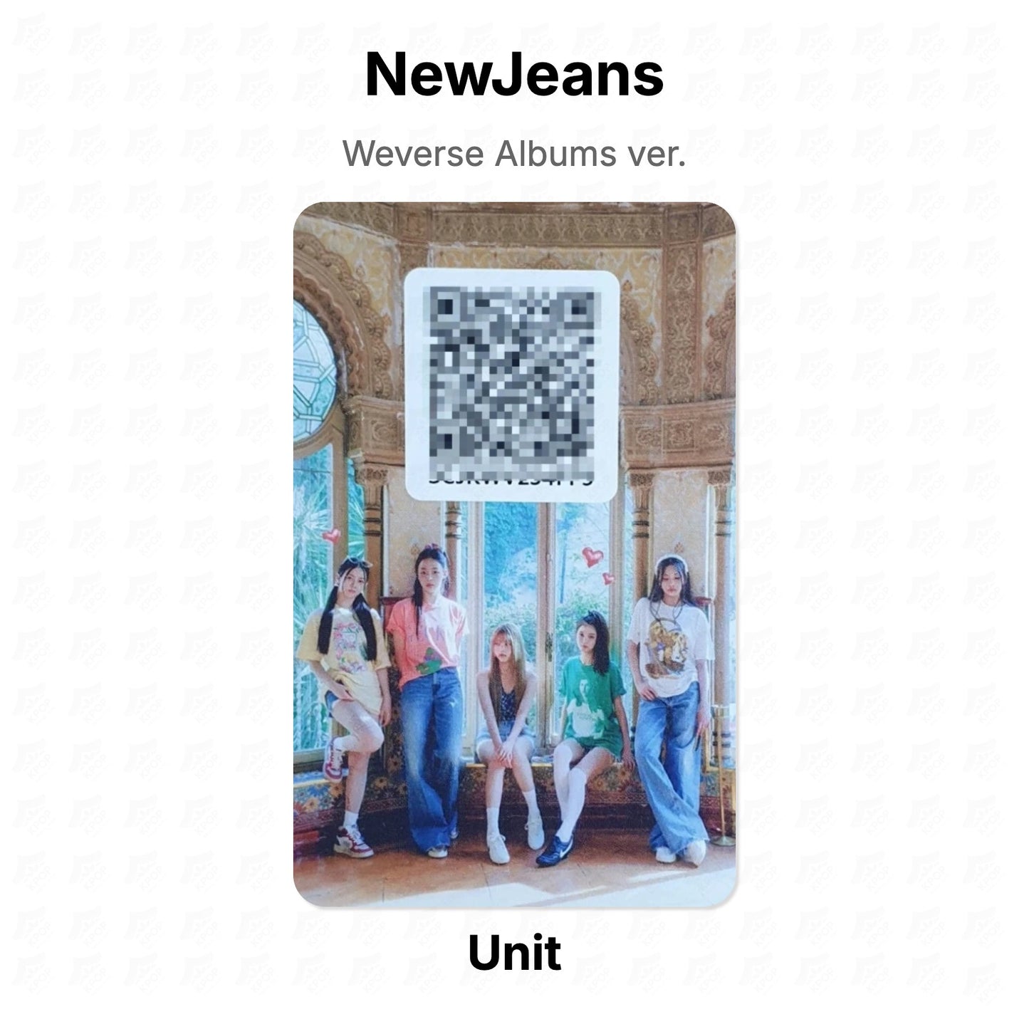 NewJeans Weverse Albums ver. Official Photocard