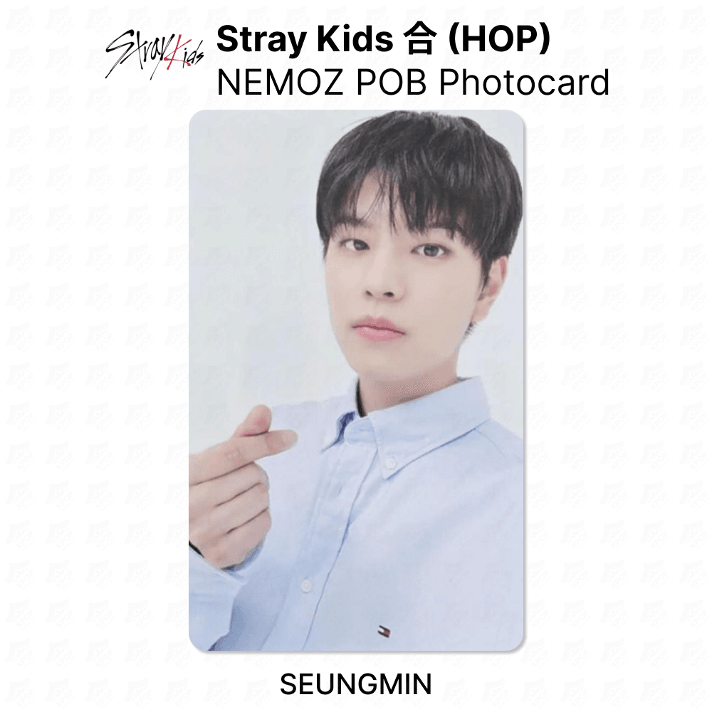 Stray Kids SEUNGMIN Official Photocard - 合 HOP NEMOZ KPOP Collectible | KPOP SeoulCity