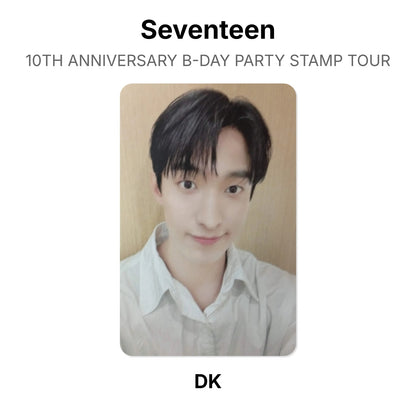 Seventeen 10TH ANNIVERSARY B-DAY PARTY STAMP TOUR Official Photocard