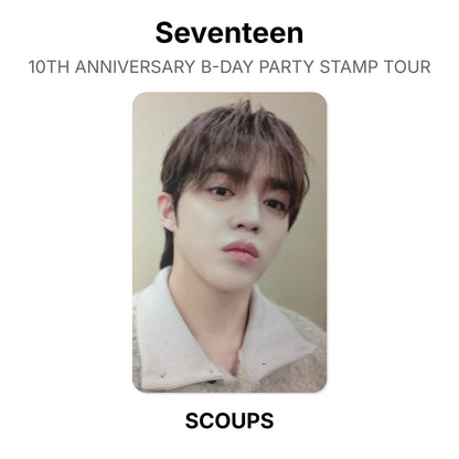 Seventeen 10TH ANNIVERSARY B-DAY PARTY STAMP TOUR Official Photocard