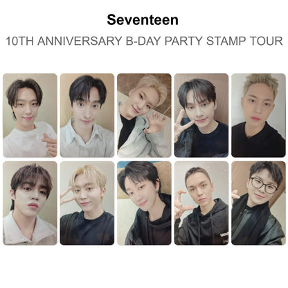 Seventeen 10TH ANNIVERSARY B-DAY PARTY STAMP TOUR Official Photocard