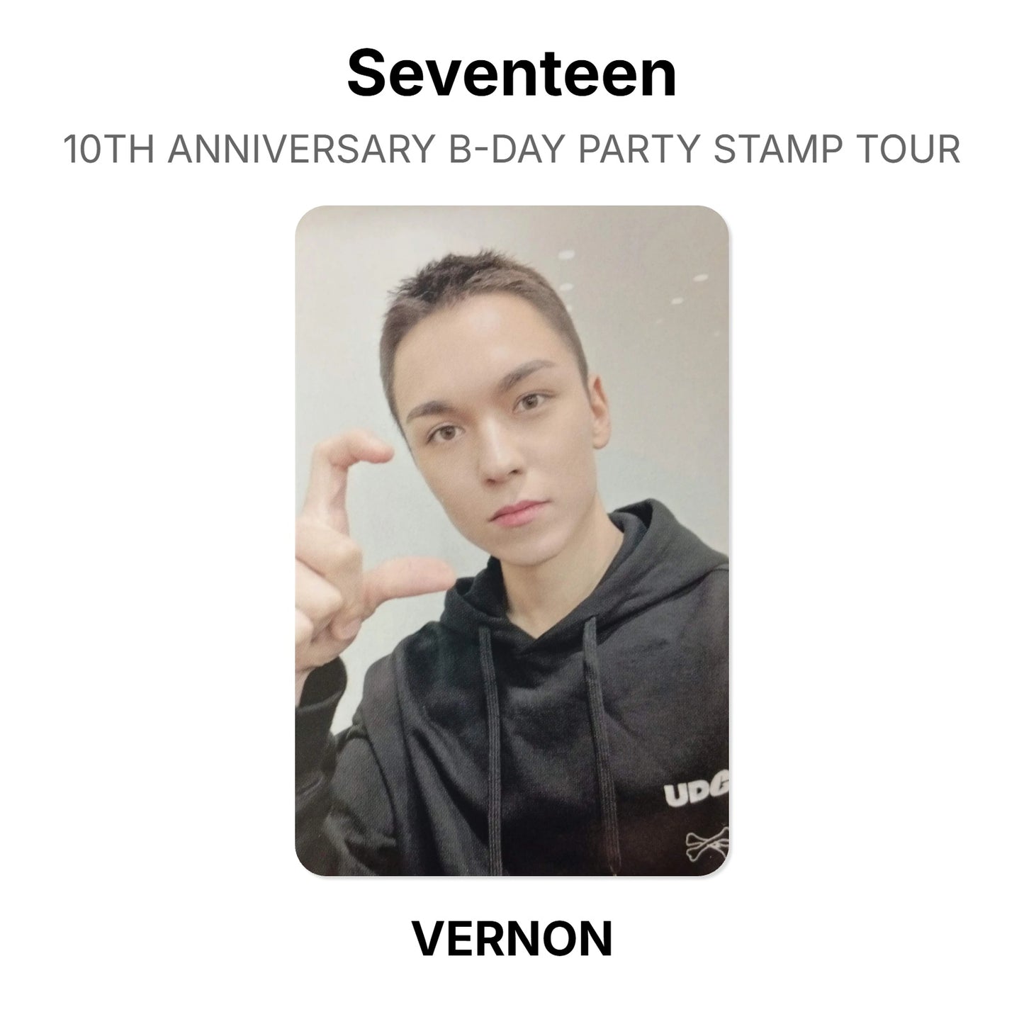 Seventeen 10TH ANNIVERSARY B-DAY PARTY STAMP TOUR Official Photocard
