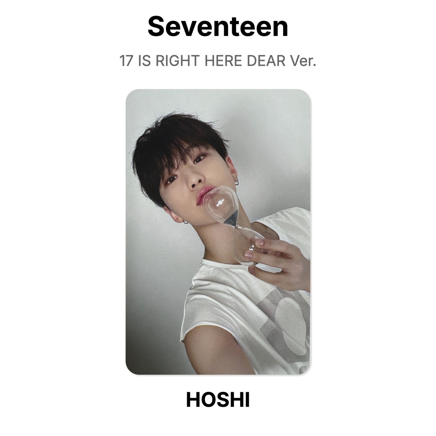 Seventeen 17 IS RIGHT HERE DEAR Ver. Official Photocard