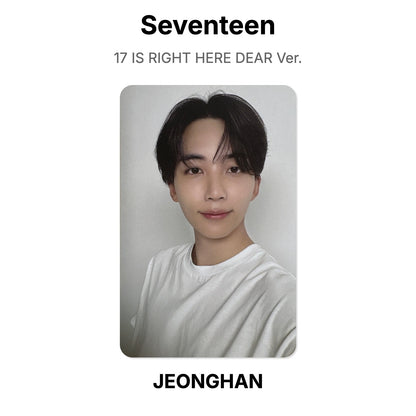 Seventeen 17 IS RIGHT HERE DEAR Ver. Official Photocard