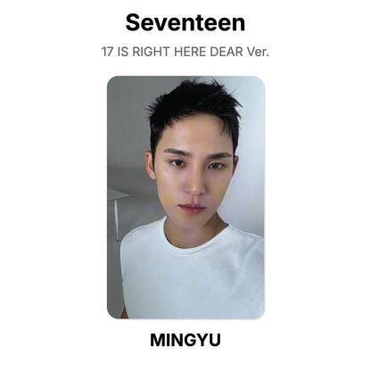 Seventeen 17 IS RIGHT HERE DEAR Ver. Official Photocard