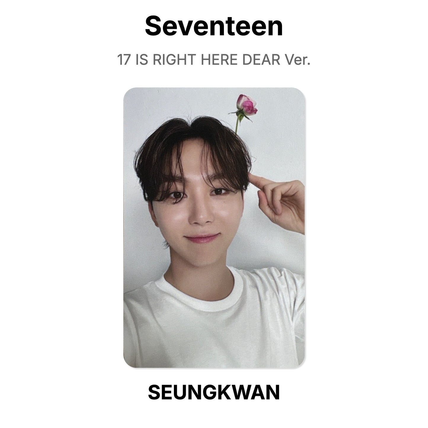 Seventeen 17 IS RIGHT HERE DEAR Ver. Official Photocard