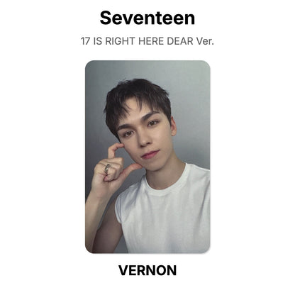 Seventeen 17 IS RIGHT HERE DEAR Ver. Official Photocard