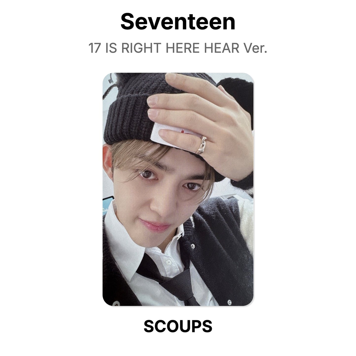 Seventeen 17 IS RIGHT HERE HEAR Ver. Official Photocard