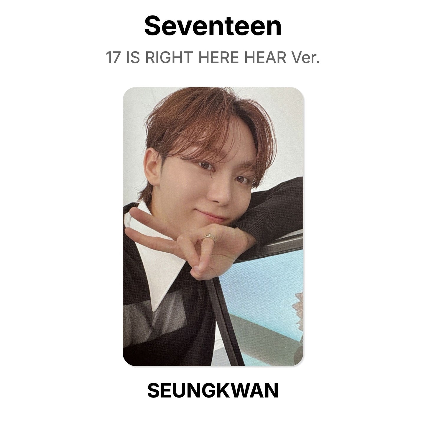 Seventeen 17 IS RIGHT HERE HEAR Ver. Official Photocard